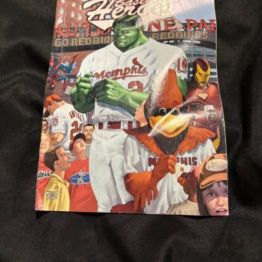 Rare promotional comic book Triple-A Baseball Heroes Vol 1 #1 2007 Memphis